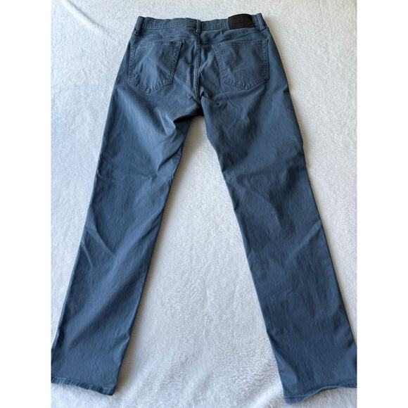 Lucky Brand Pants Mens 33x32 Blue Chinos 121 Slim Straight Golf Church Work Pant - Picture 11 of 11